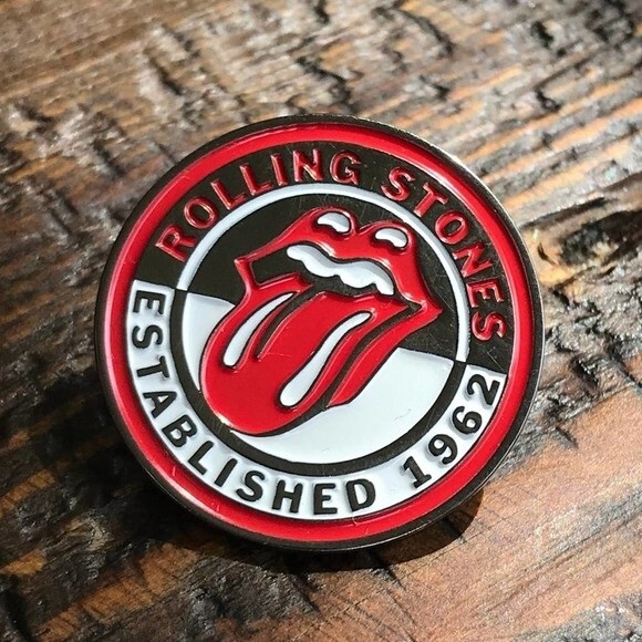 ROLLING STONES Classic Rock Band Collectible Enamel Pin - NEW! 808 - Picture 8 of 8
